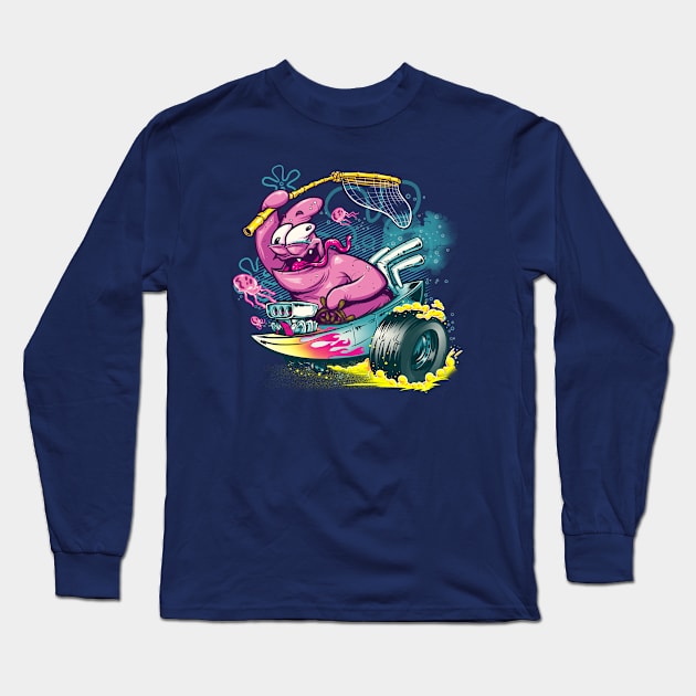 Pat Fink Long Sleeve T-Shirt by poopsmoothie